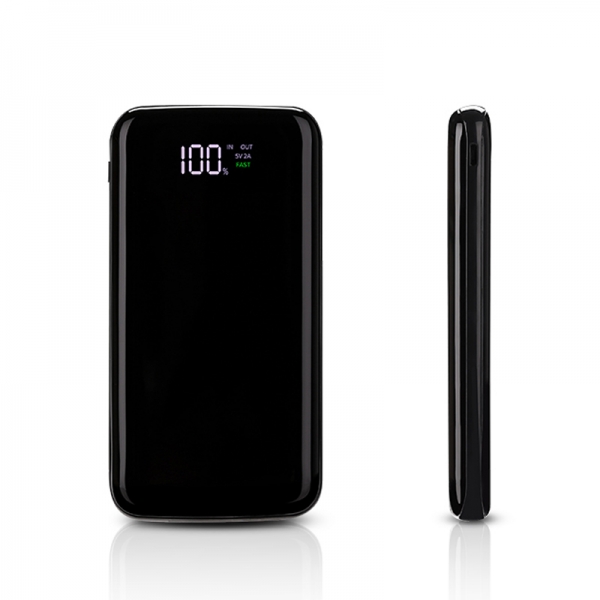 Slim PD Digital LCD Display Power Bank 10000mah 10000 mah Fast Charging QC3.0 PowerBanks For Samsung S8