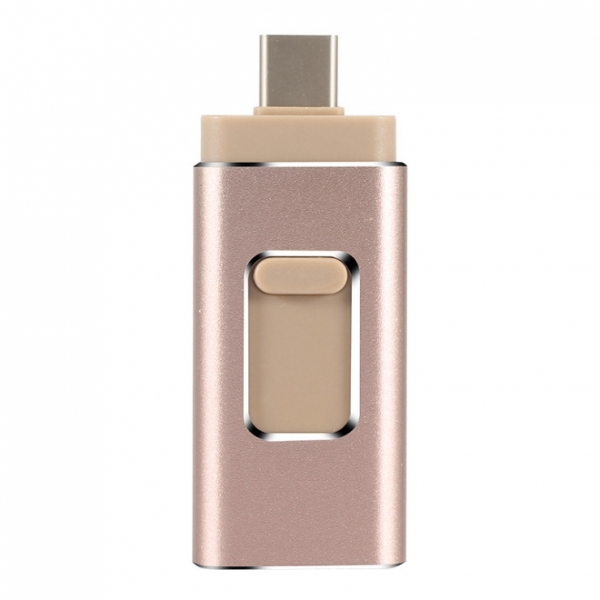 Custom 4 in 1 OTG USB Flash Drive For Iphone Android Type-C and PC Pendrive Multi-Functions Usb Flash Stick