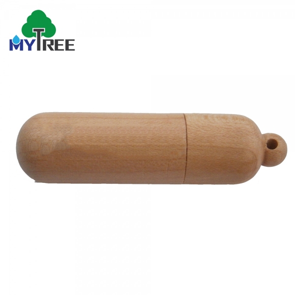 Hot Round Usb Memory Stick Wood USB Pendrive for Sale