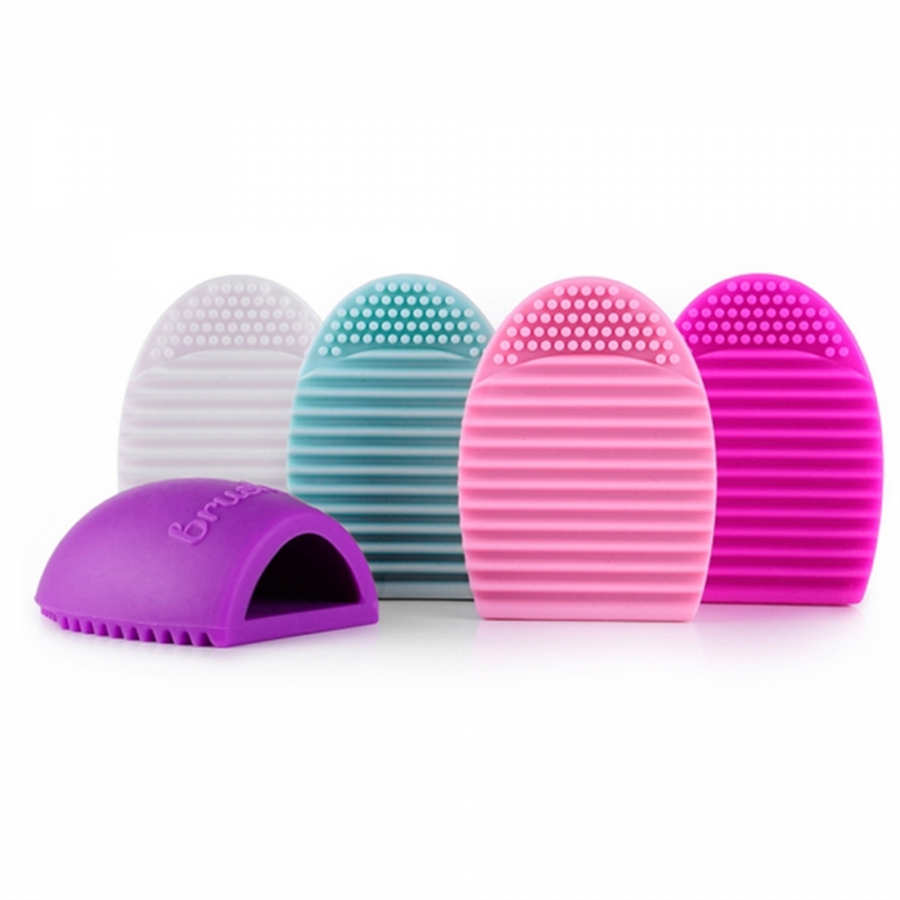 Make Up Silicone Brush Cleaning Egg Finger Glove Make Up Brush Cleaner Cosmetic Cleaning Tool Silicone Cleaners